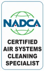 NADCA certified air systems cleaning specialist logo