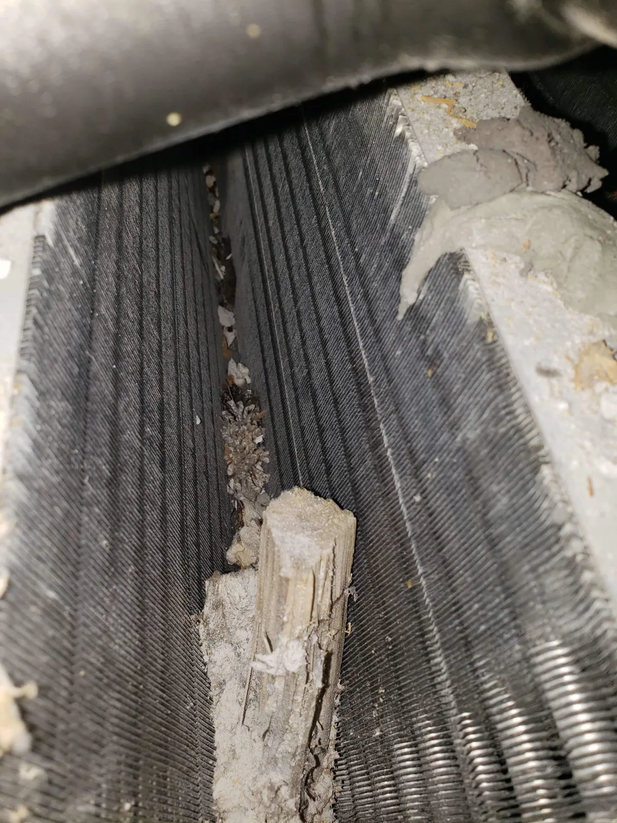 dirty air conditioning coil