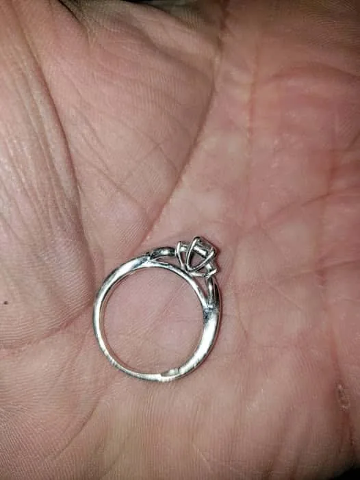 Ring discovered during duct cleaning