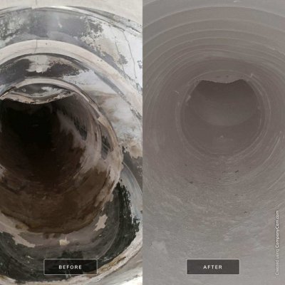 before and after for duct armor